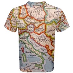 Map Europe Globe Countries States Men s Cotton Tee by Ndabl3x