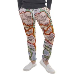 Map Europe Globe Countries States Men s Jogger Sweatpants by Ndabl3x