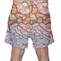 Map Europe Globe Countries States Men s Shorts View2