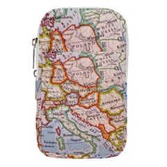 Map Europe Globe Countries States Waist Pouch (small) by Ndabl3x