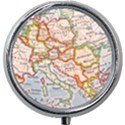 Map Europe Globe Countries States Mini Round Pill Box View1