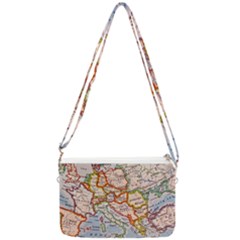 Map Europe Globe Countries States Double Gusset Crossbody Bag by Ndabl3x