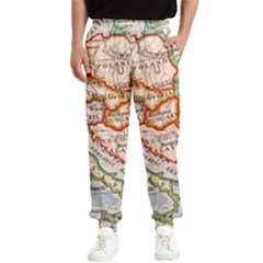 Map Europe Globe Countries States Men s Elastic Waist Pants by Ndabl3x