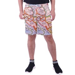 Map Europe Globe Countries States Men s Pocket Shorts by Ndabl3x