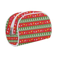 Christmas Papers Red And Green Make Up Case (small) by Ndabl3x