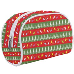 Christmas Papers Red And Green Make Up Case (large) by Ndabl3x