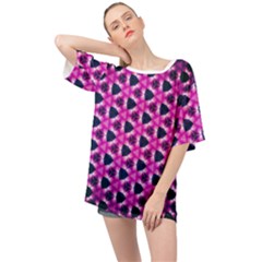 Digital Art Artwork Abstract Oversized Chiffon Top by Ndabl3x