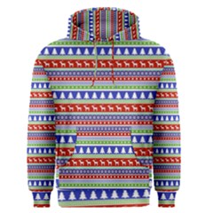 Christmas Color Stripes Pattern Men s Core Hoodie by Ndabl3x