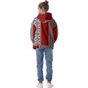 Background Damask Red Black Kids  Oversized Hoodie View2