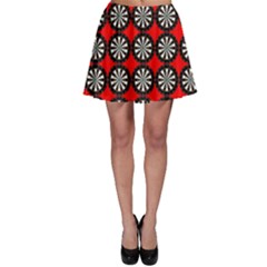 Dart Board Target Game Skater Skirt by Ndabl3x