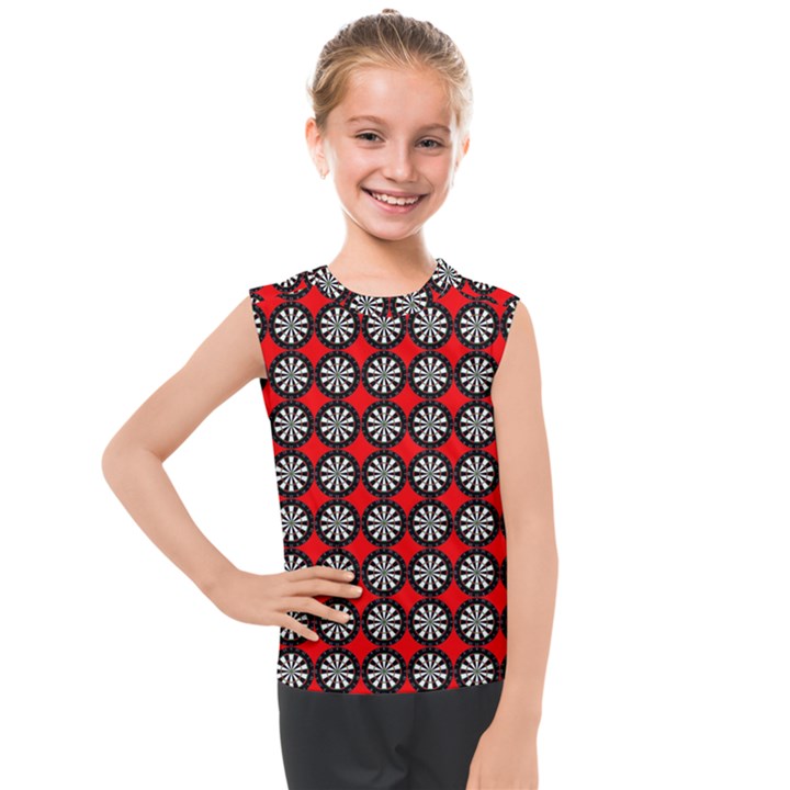 Dart Board Target Game Kids  Mesh Tank Top