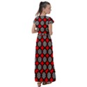 Dart Board Target Game Flutter Sleeve Maxi Dress View2