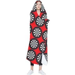 Dart Board Target Game Wearable Blanket by Ndabl3x