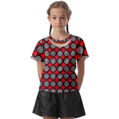 Dart Board Target Game Kids  Front Cut Tee by Ndabl3x