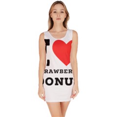 I Love Strawberry Donut Bodycon Dress by ilovewhateva