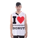 I love strawberry donut Men s Basketball Tank Top View1