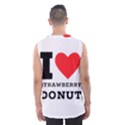 I love strawberry donut Men s Basketball Tank Top View2