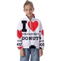 I love strawberry donut Kids  Half Zip Hoodie View1