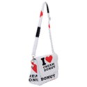 I love cream donut  Shoulder Bag with Back Zipper View1