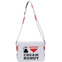 I love cream donut  Shoulder Bag with Back Zipper View3