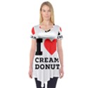 I love cream donut  Short Sleeve Tunic  View1