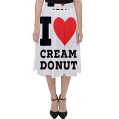 I Love Cream Donut  Classic Midi Skirt by ilovewhateva