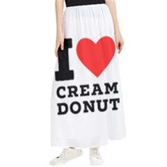 I Love Cream Donut  Maxi Chiffon Skirt by ilovewhateva