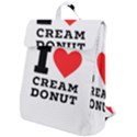 I love cream donut  Flap Top Backpack View1