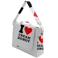 I Love Cream Donut  Box Up Messenger Bag by ilovewhateva