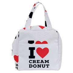 I Love Cream Donut  Boxy Hand Bag