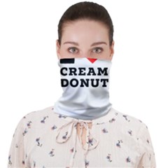 I Love Cream Donut  Face Covering Bandana (adult) by ilovewhateva