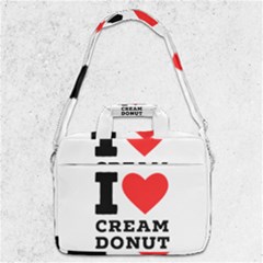 I Love Cream Donut  Macbook Pro 13  Shoulder Laptop Bag  by ilovewhateva