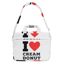 I Love Cream Donut  Macbook Pro 16  Shoulder Laptop Bag by ilovewhateva