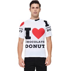 I Love Chocolate Donut Men s Short Sleeve Rash Guard by ilovewhateva