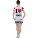 I love chocolate donut Women s Tee and Shorts Set View2