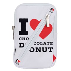 I Love Chocolate Donut Belt Pouch Bag (small) by ilovewhateva