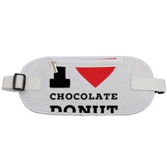 I Love Chocolate Donut Rounded Waist Pouch by ilovewhateva