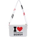 I love chocolate donut Double Gusset Crossbody Bag View1