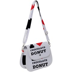 I Love Chocolate Donut Saddle Handbag by ilovewhateva