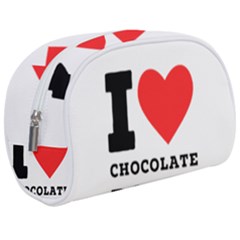 I Love Chocolate Donut Make Up Case (medium) by ilovewhateva