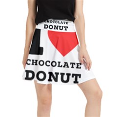 I Love Chocolate Donut Waistband Skirt by ilovewhateva