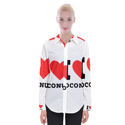 I Love Coconut Womens Long Sleeve Shirt by ilovewhateva