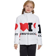 I Love Coconut Kids  Puffer Bubble Jacket Coat by ilovewhateva