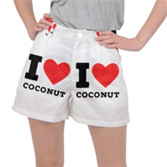 I Love Coconut Women s Ripstop Shorts by ilovewhateva