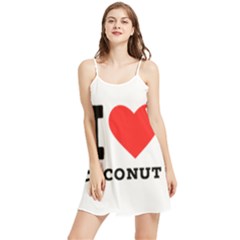 I Love Coconut Summer Frill Dress