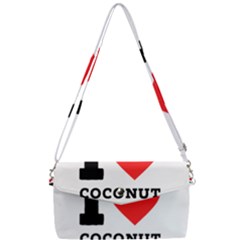 I Love Coconut Removable Strap Clutch Bag by ilovewhateva