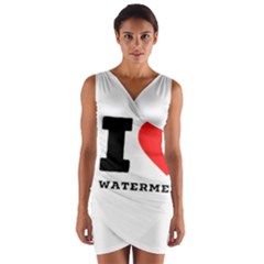 I Love Watermelon  Wrap Front Bodycon Dress by ilovewhateva