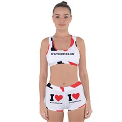 I Love Watermelon  Racerback Boyleg Bikini Set by ilovewhateva