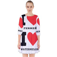 I Love Watermelon  Smock Dress by ilovewhateva