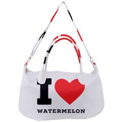 I Love Watermelon  Removable Strap Handbag by ilovewhateva